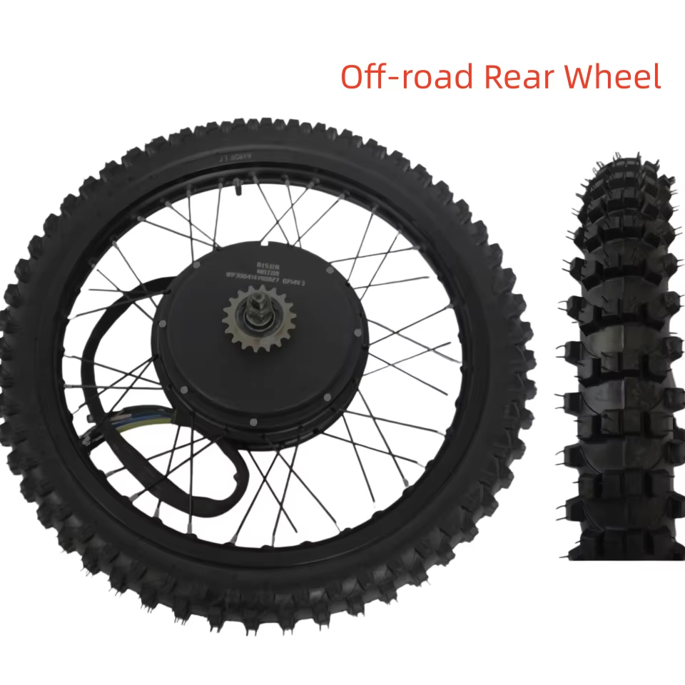 Ebike Motorcycle Rear Wheel Co - огляд і ціна 72V 5000W Hub Motor Kit