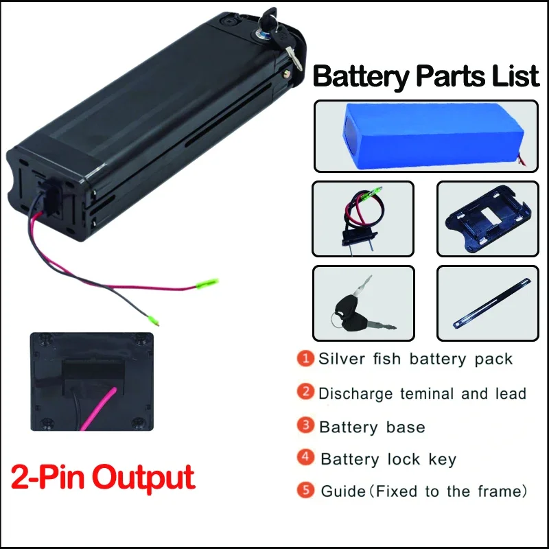 36v48v52v 60v 72v Bafang 1000w - огляд і ціна Electric Bicycle Battery 72V 30Ah