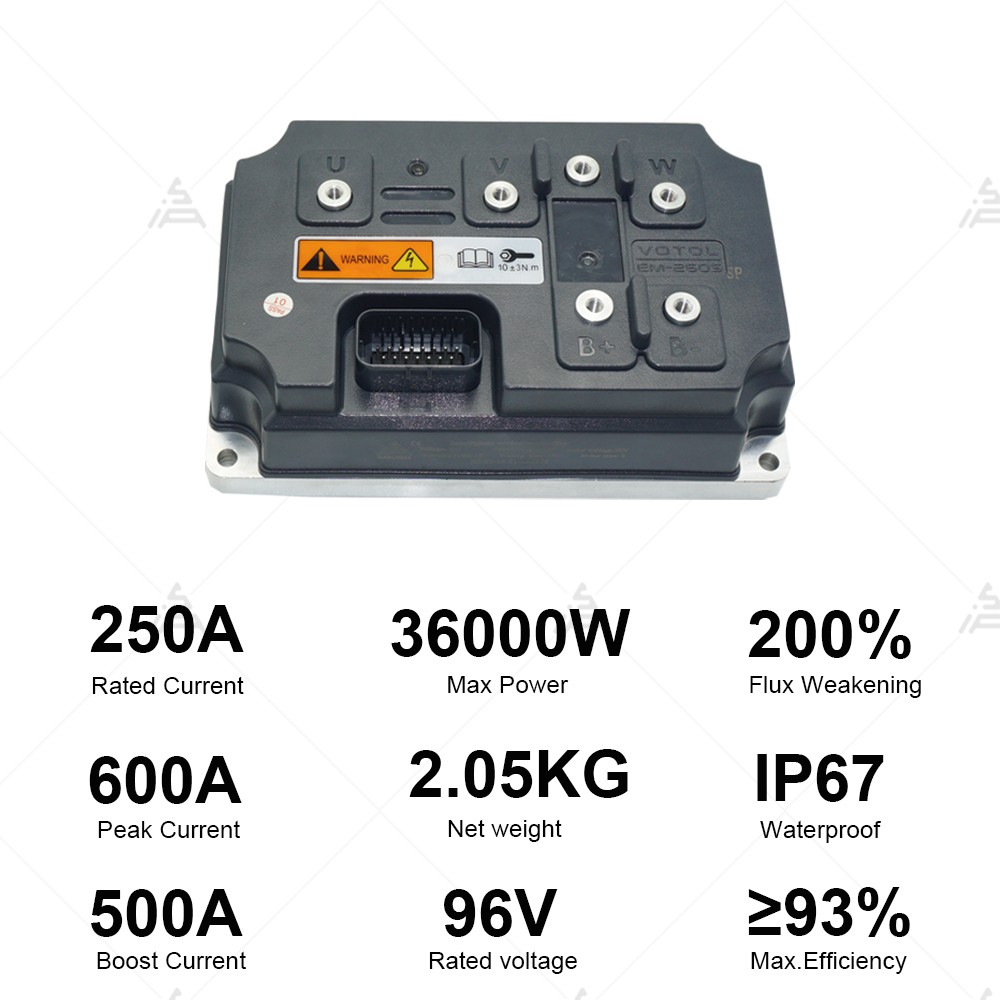 Votol Em260s 96V BLDC Motor Co - огляд і ціна Programmable Bldc Motor Controller 96V