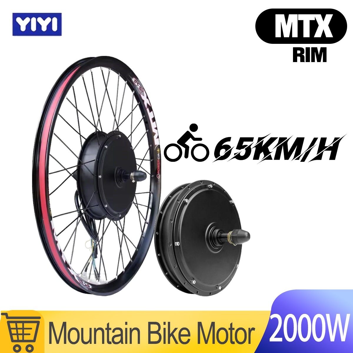 MTX 48V52V 2000W Ebike Motor W - огляд і ціна Ebike Conversion Kit 72V 3000W