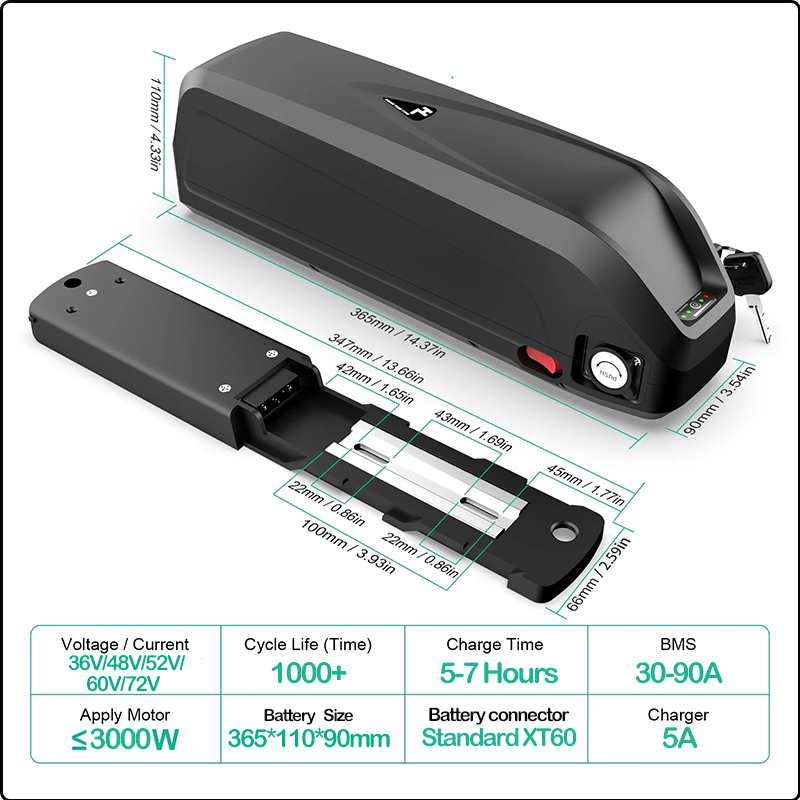 72v ebike battery 3000w 60ah e - огляд і ціна Ebike Conversion Kit 72V 3000W