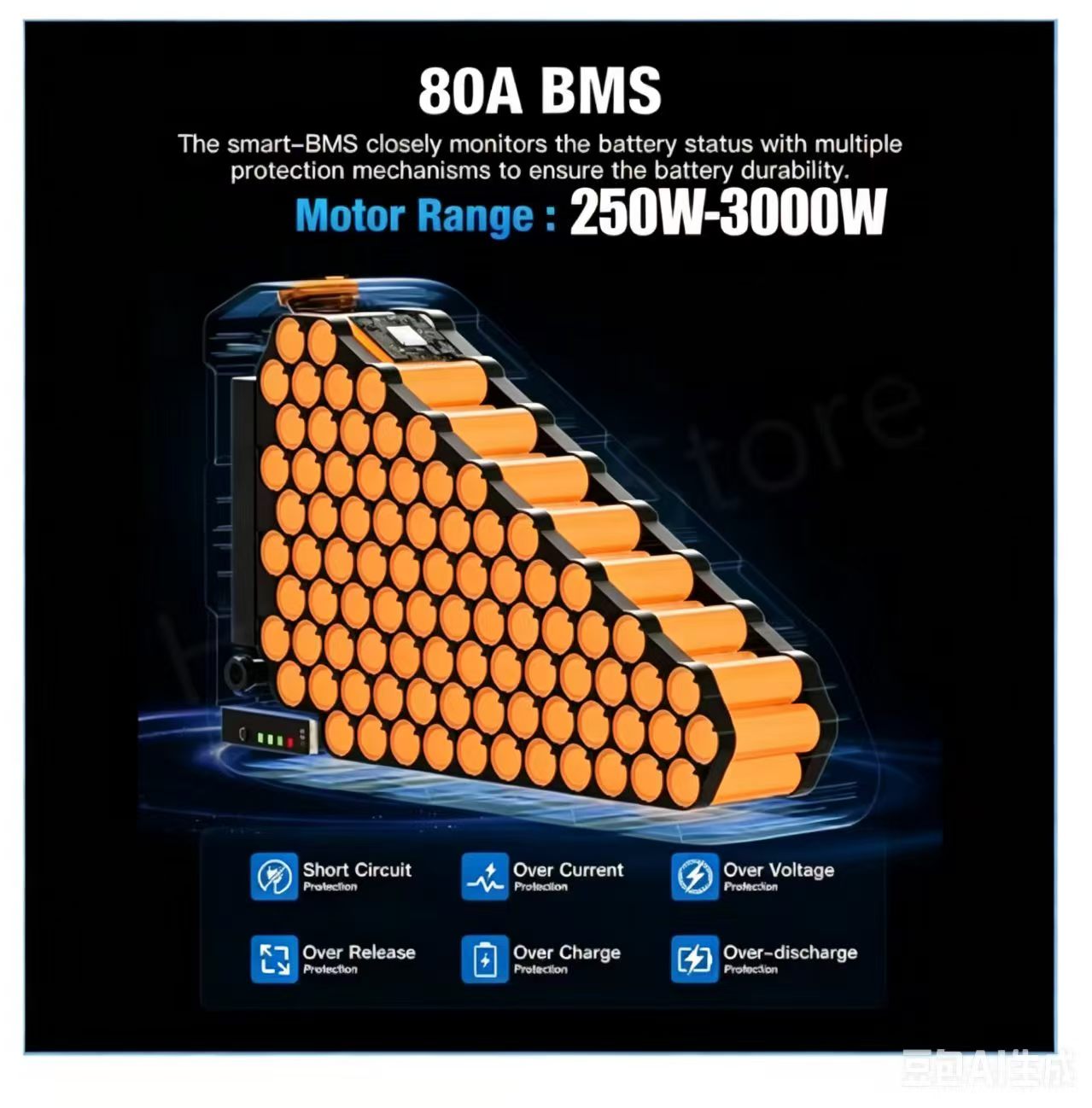Electric Bicycle 36v 48v 52v 2 - огляд і ціна Electric Bicycle Battery 72V 30Ah