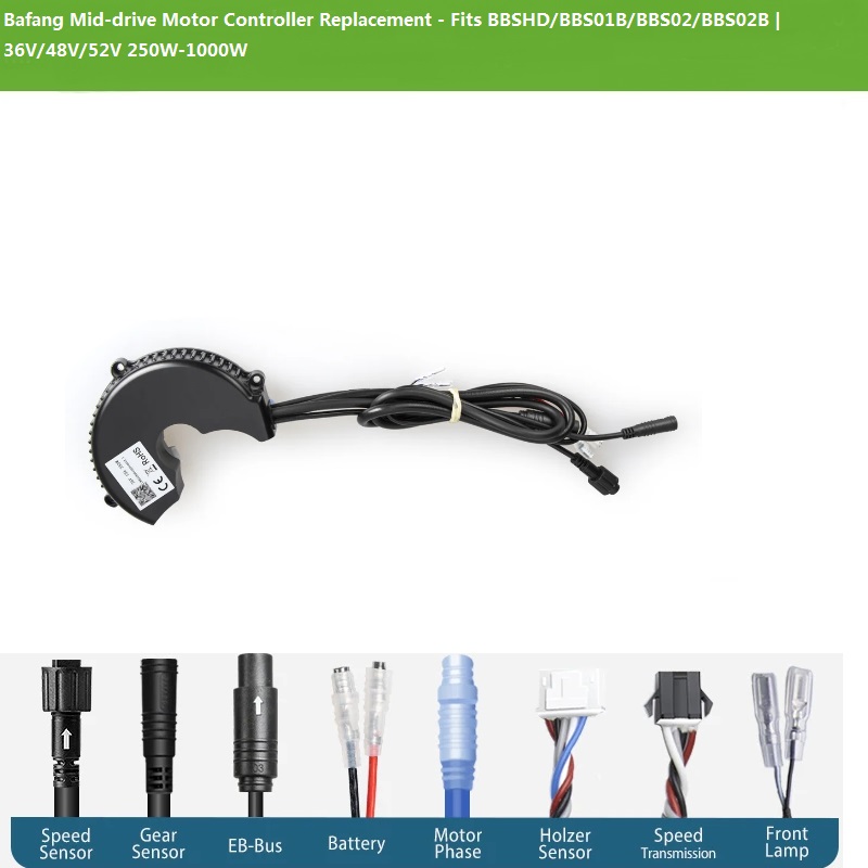 Bafang Mid-drive Motor Control - огляд і ціна Mid Drive Motor Kit 52V 1000W