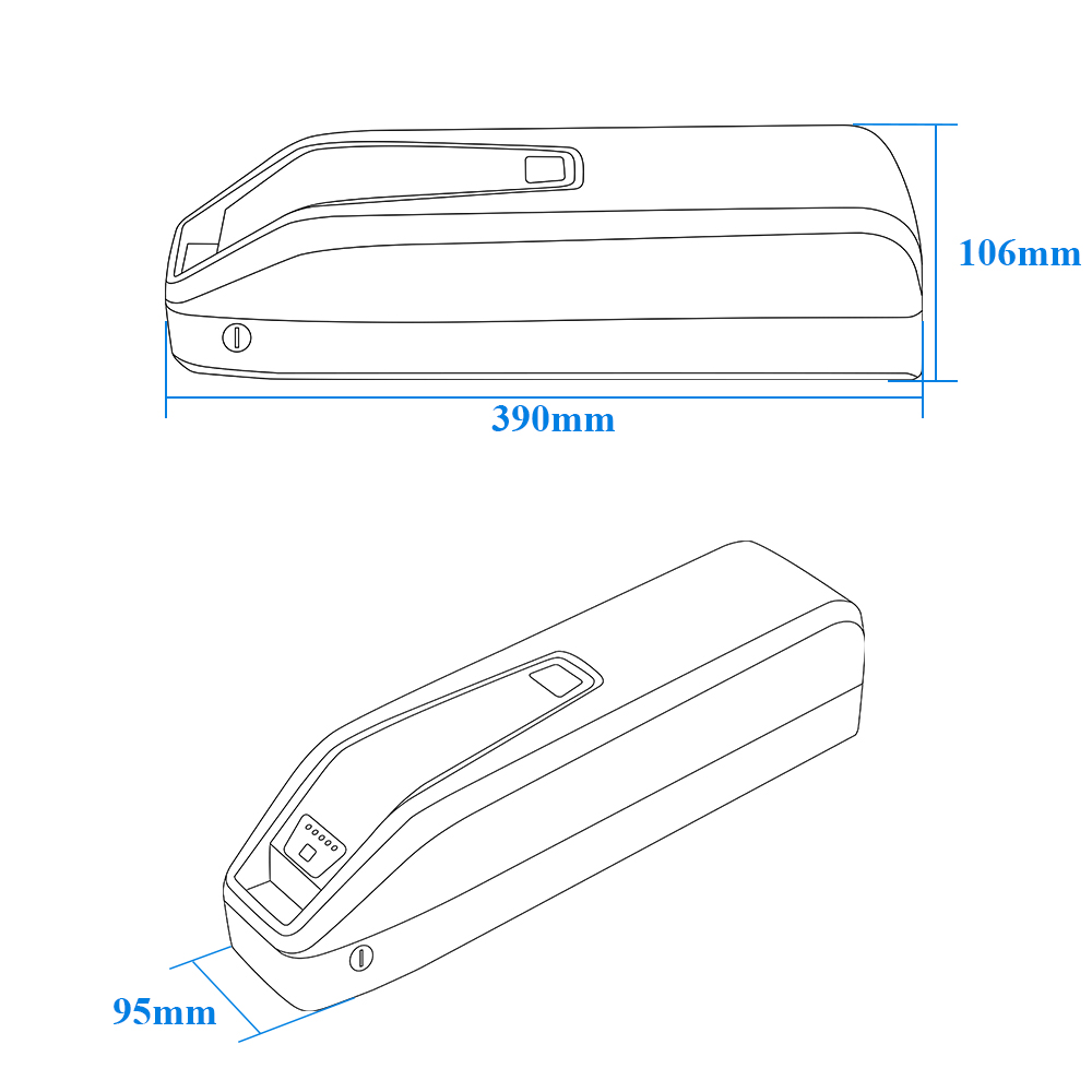 New S20 Pro 48V 13Ah 20Ah Hail - огляд і ціна Ebike Battery 48V 20Ah Hailong