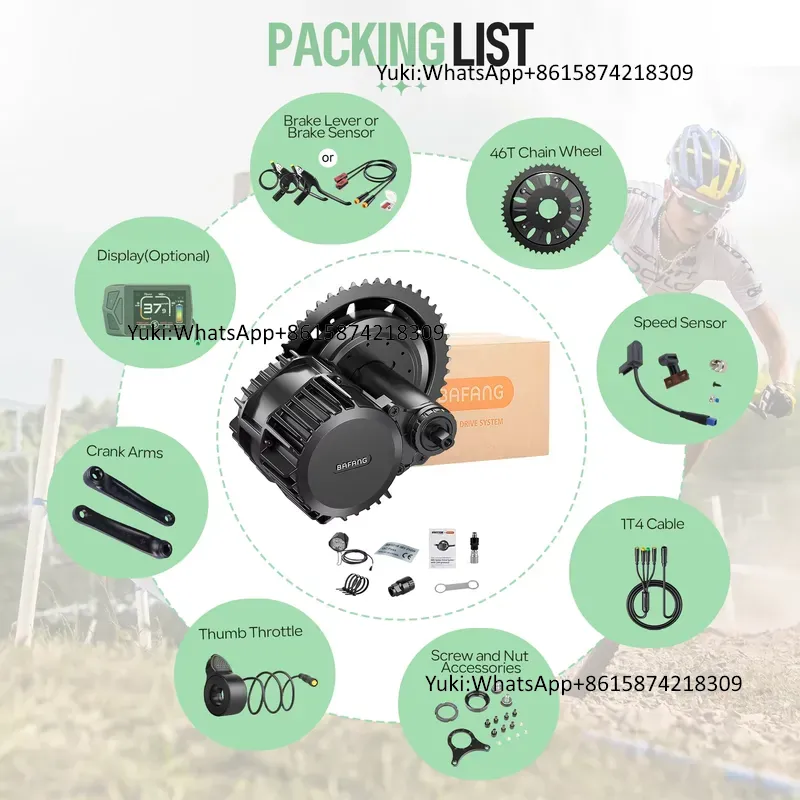 Mid Drive Motor BBSHD 1000W 48 - огляд і ціна Mid Drive Motor Kit 52V 1000W