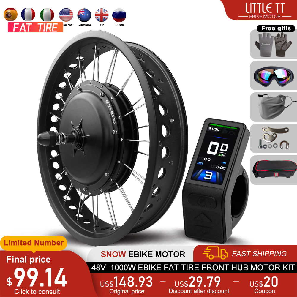 Fat E-Bike Conversion Kit 48V  - огляд і ціна 72V 5000W Hub Motor Kit