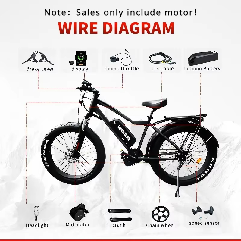BAFANG 1000W BBSHD Mid Drive M - огляд і ціна Mid Drive Motor Kit 52V 1000W