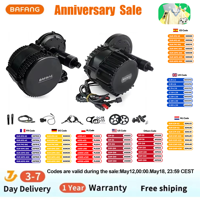 Bafang BBSHD 1000W  48V 68mm M - огляд і ціна Bafang Bbshd 1000W Conversion Kit